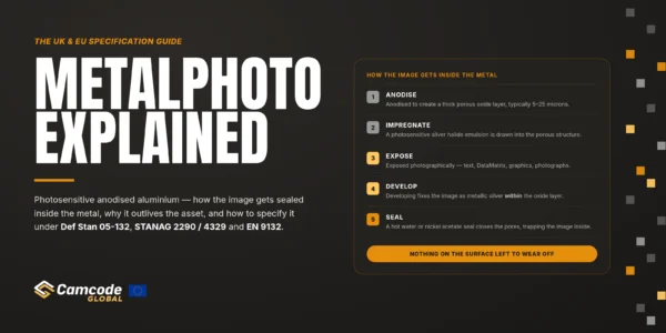 Metalphoto Explained: Why This Anodised Aluminium Process Dominates Defence and Industrial Asset Identification