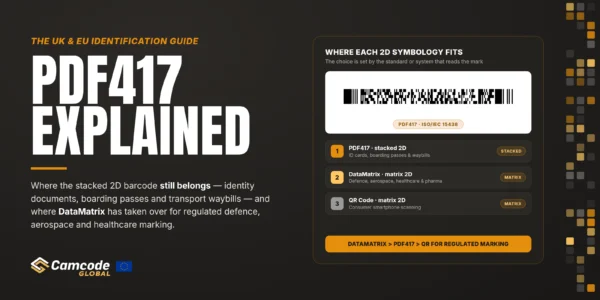 PDF417 Explained: Where the Stacked 2D Barcode Still Belongs in 2026